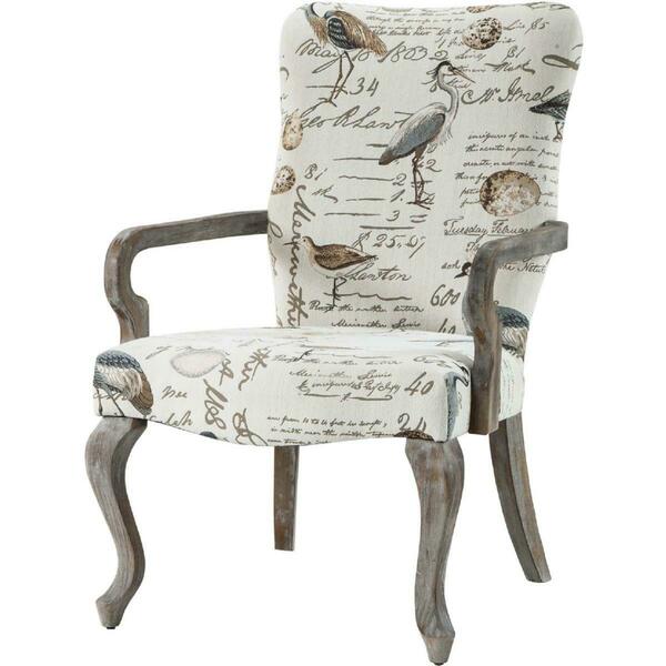 Madison Park Goose Neck Arm Chair - Cream FPF18-0020